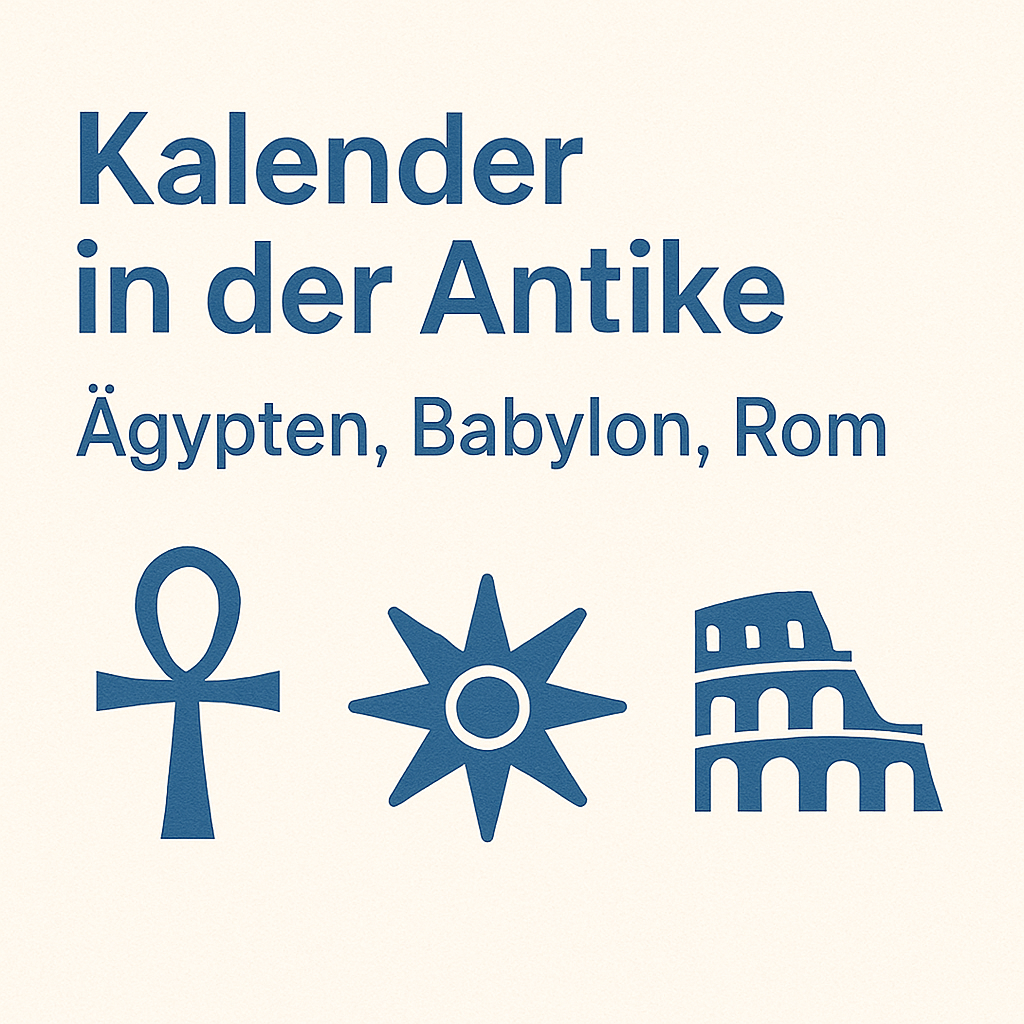 Kalender in der Antike Ägypten, Babylon und Rom im Vergleich