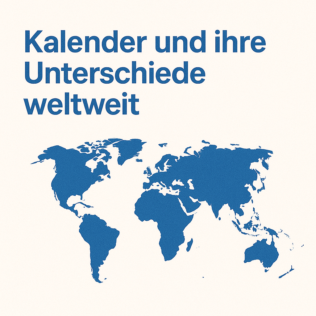 🌍 Kalender und ihre Unterschiede weltweit