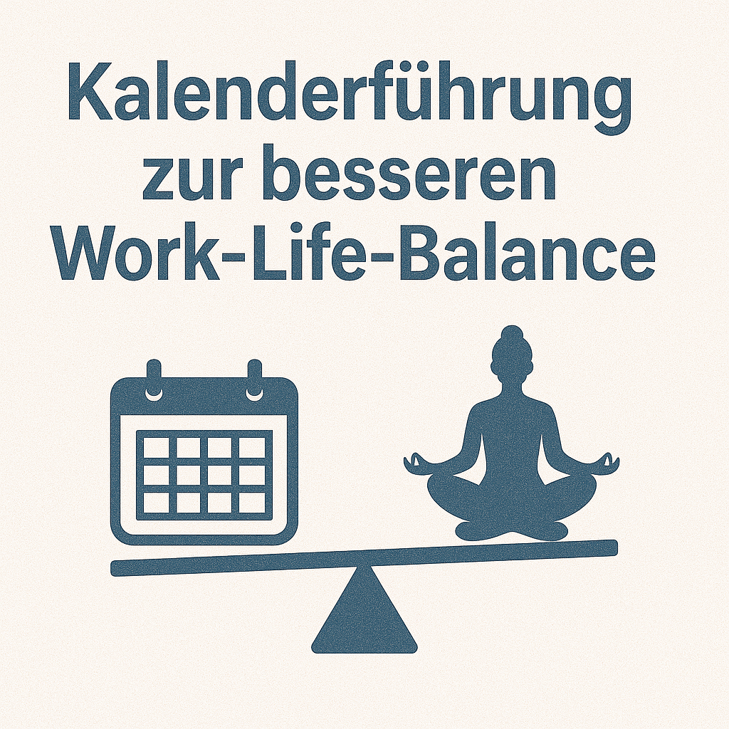 🧘‍♀️ Kalenderführung zur besseren Work-Life-Balance – So gelingt dir der Alltag im Gleichgewicht