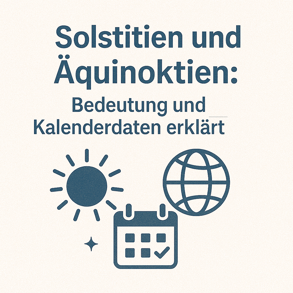 ☀️ Solstitien und Äquinoktien – Bedeutung und Kalenderdaten erklärt