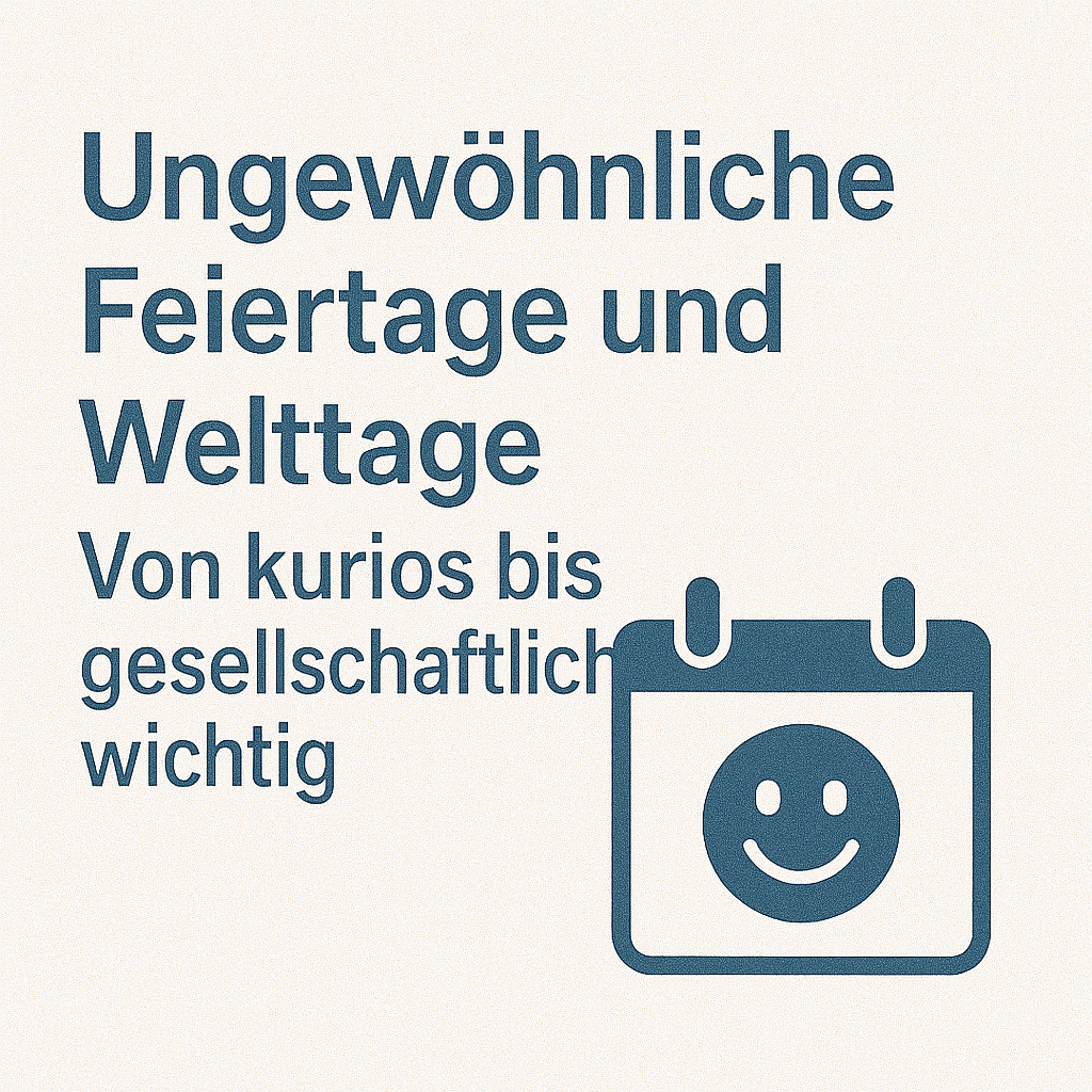 Ungewöhnliche Feiertage & Welttage 🌍 Die kuriosesten Aktionstage im Kalender