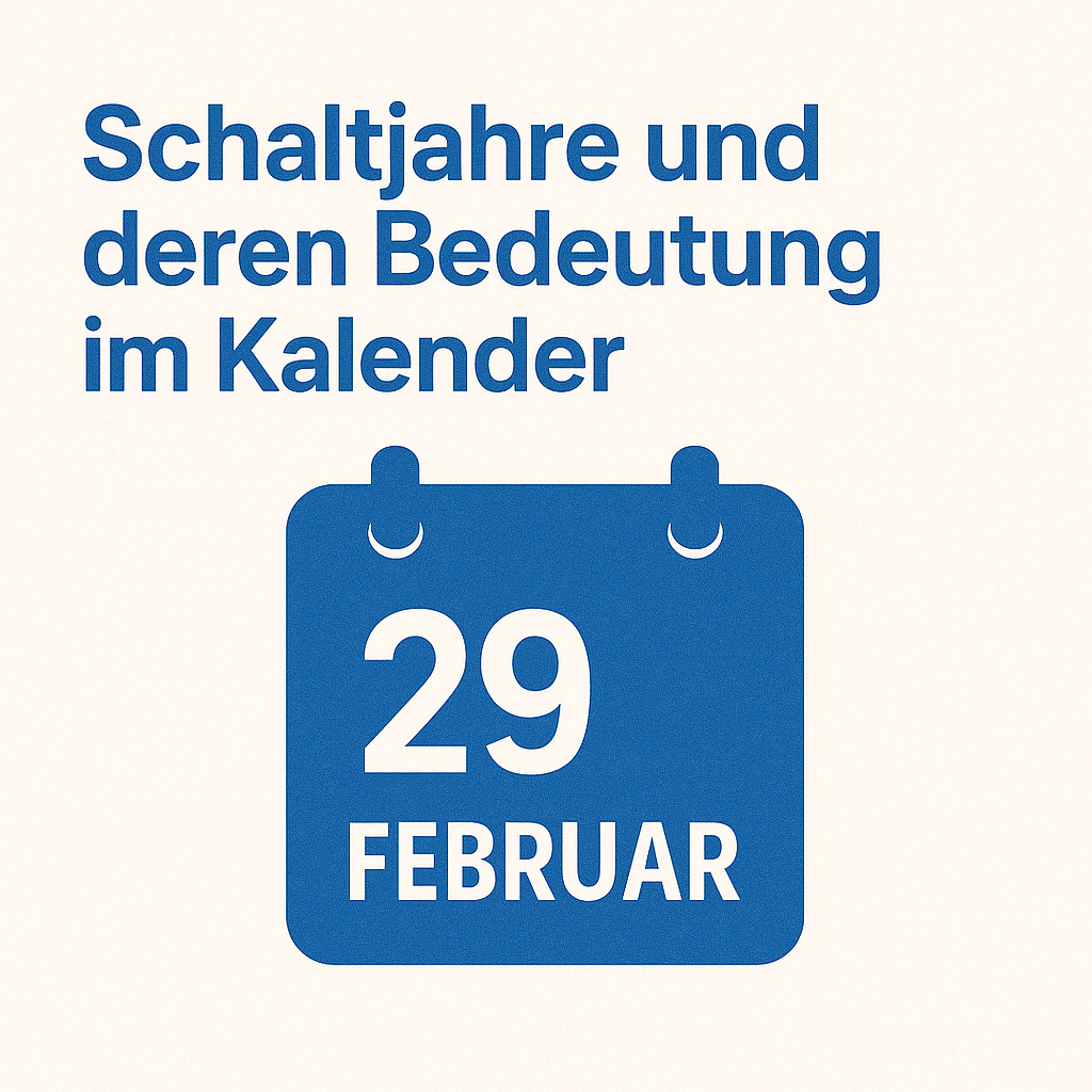 🗓️ Schaltjahre und deren Bedeutung im Kalender