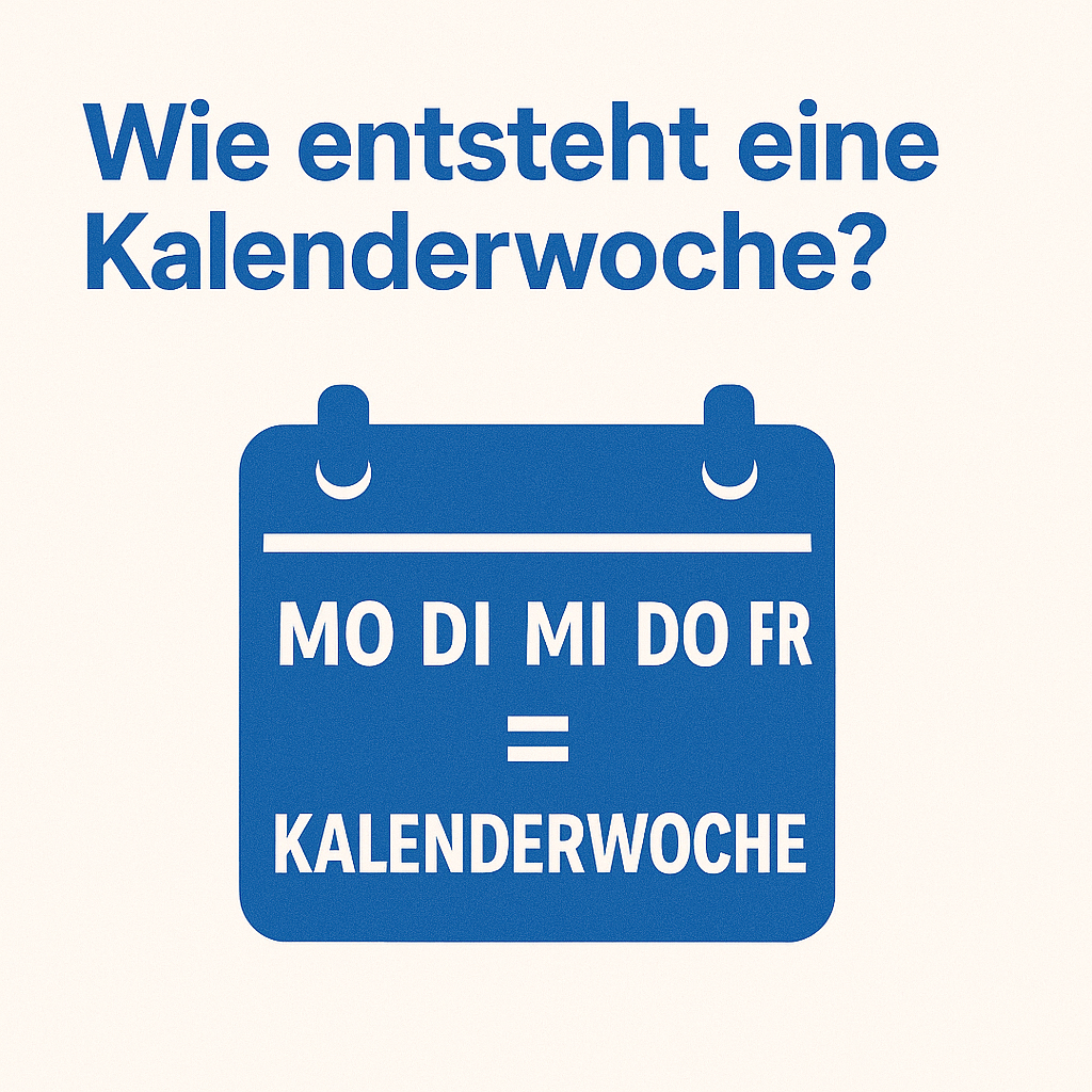📆 Wie entsteht eine Kalenderwoche?