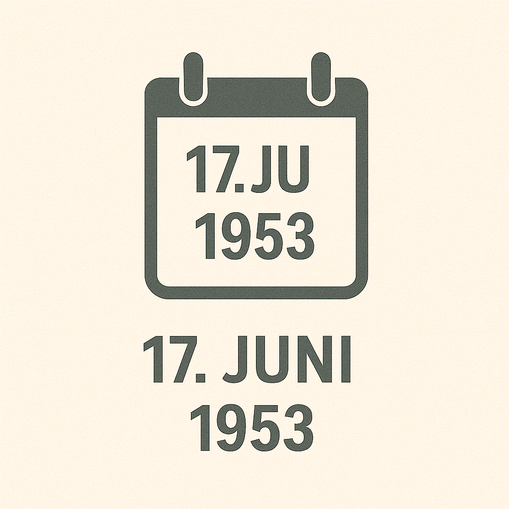 Der 17. Juni 1953