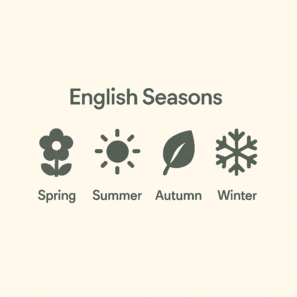 Englische Jahreszeiten