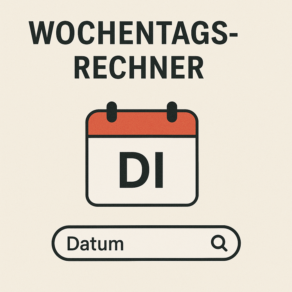 Wochentagsrechner – Welcher Wochentag war ein bestimmtes Datum