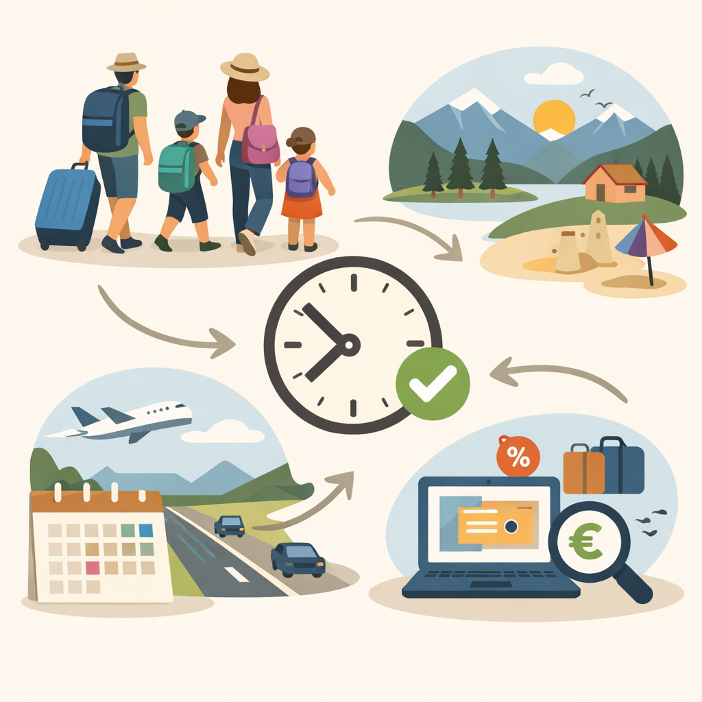 Tipps zur Vermeidung von Spitzenzeiten während der Schulferien