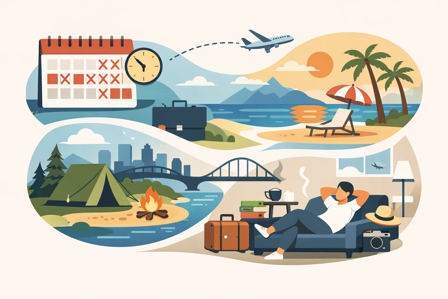 Wie Sie das Beste aus Ihren Feiertagen und Brückentagen machen können