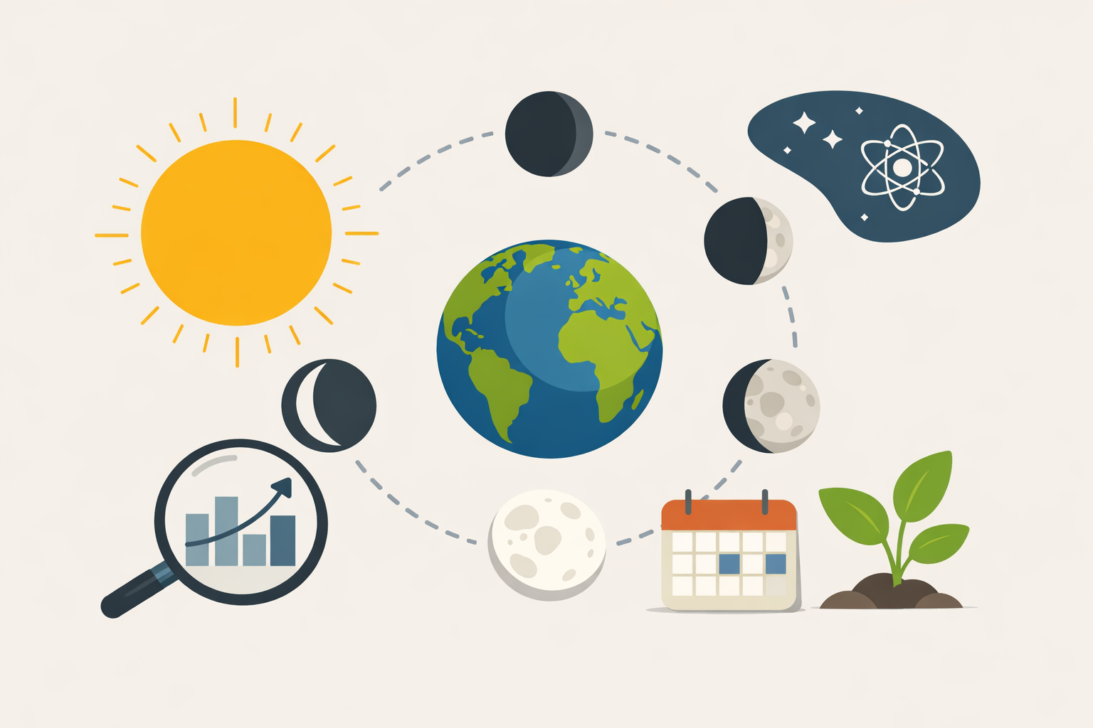 Mondkalender ohne Mythos Wie man Mondphasen sinnvoll einordnet