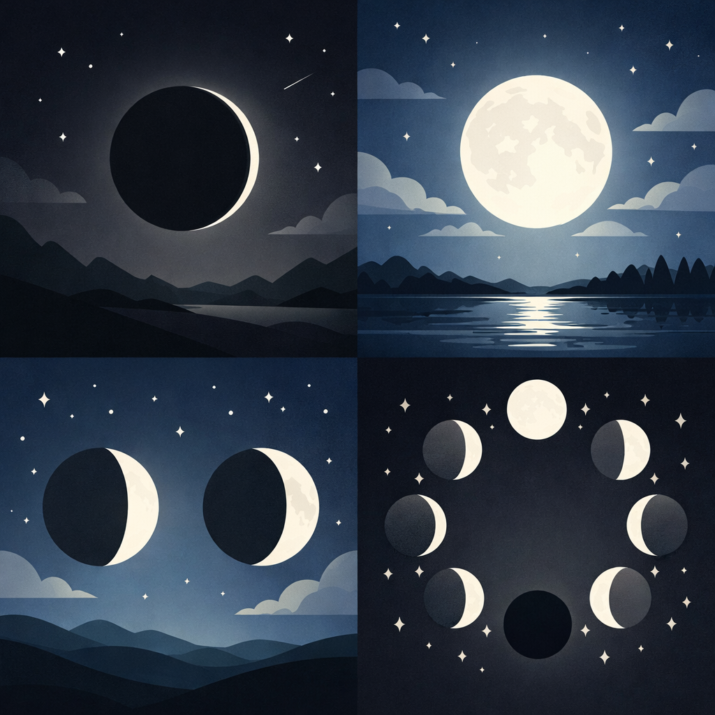 Neumond, Vollmond & Co. Was hinter den Begriffen im Mondkalender steckt