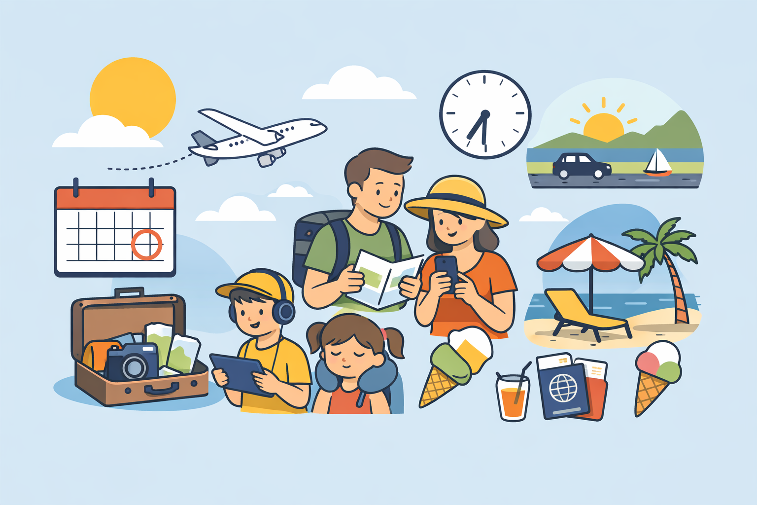 Tipps zur Vermeidung von Reisestress während der Schulferien