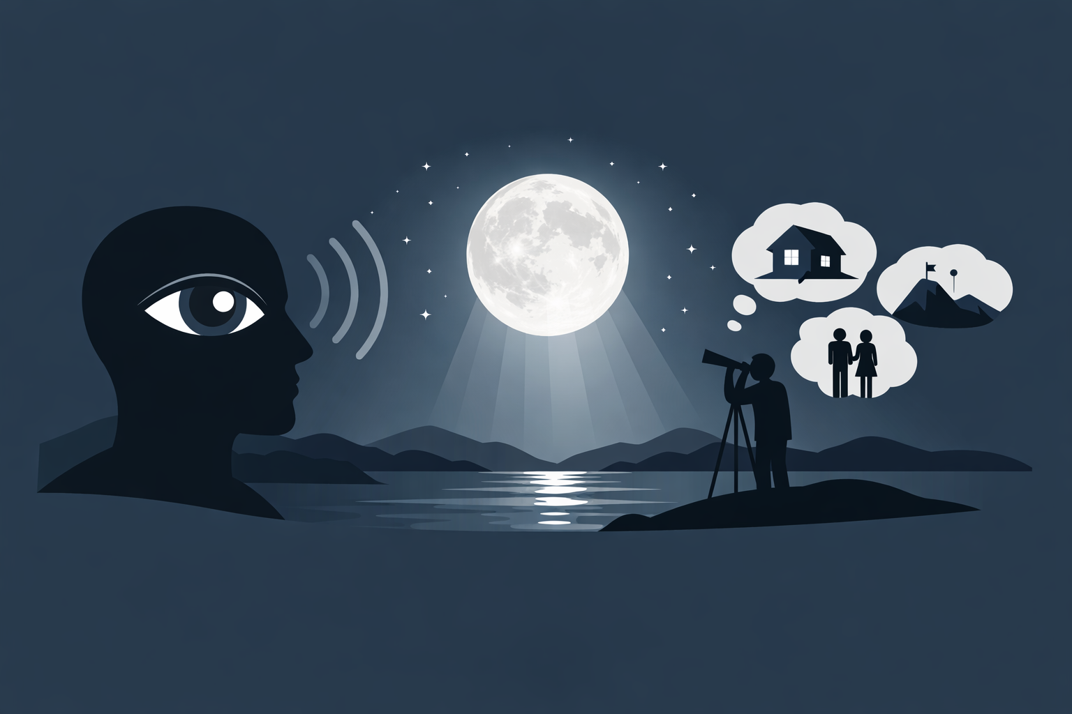 Warum der Vollmond so präsent ist Wahrnehmung, Licht und Erwartungen