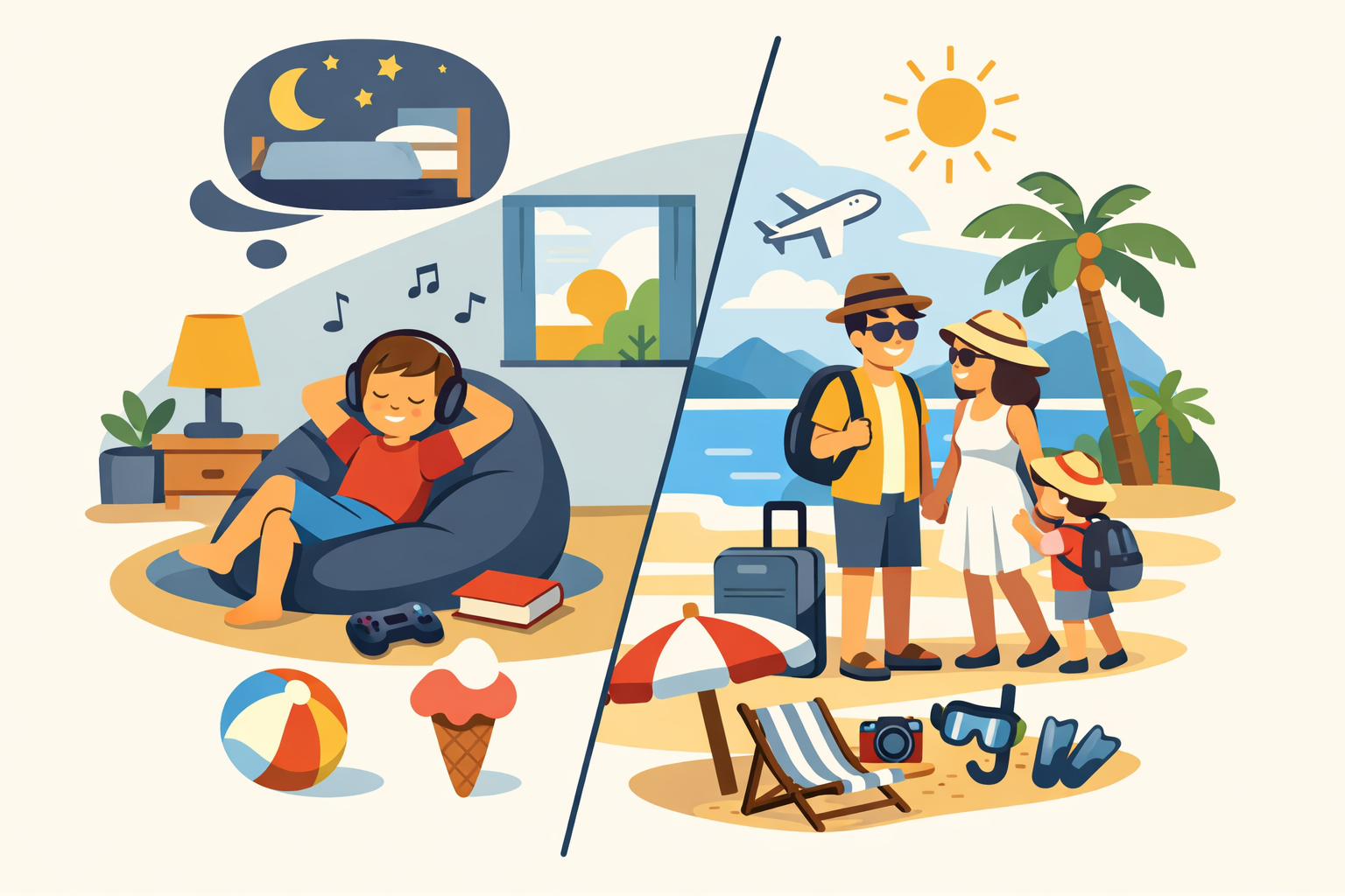 Wie man Schulferien und Reisezeiten für eine optimale Erholung nutzt