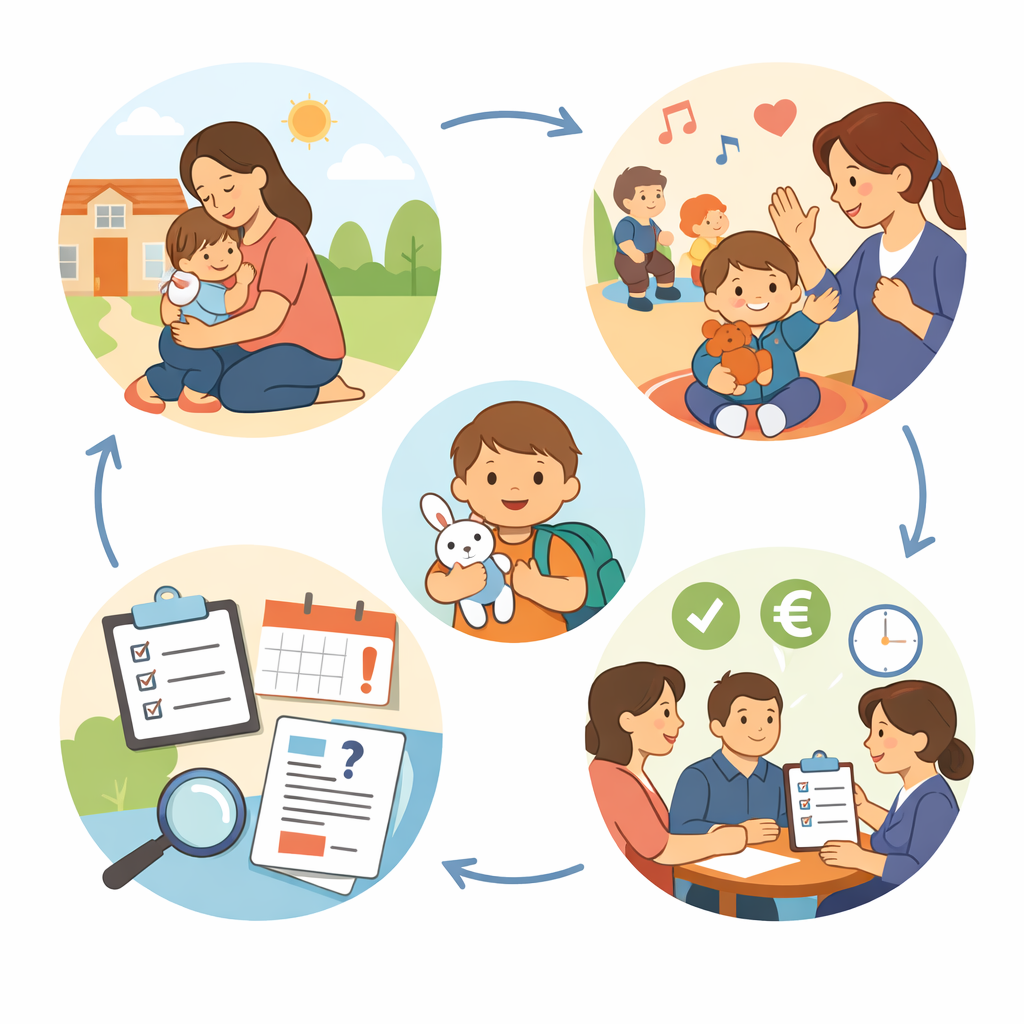 Wie man mit den typischen Herausforderungen umgeht, die mit der Einschreibung eines Kindes in die Kita verbunden sind