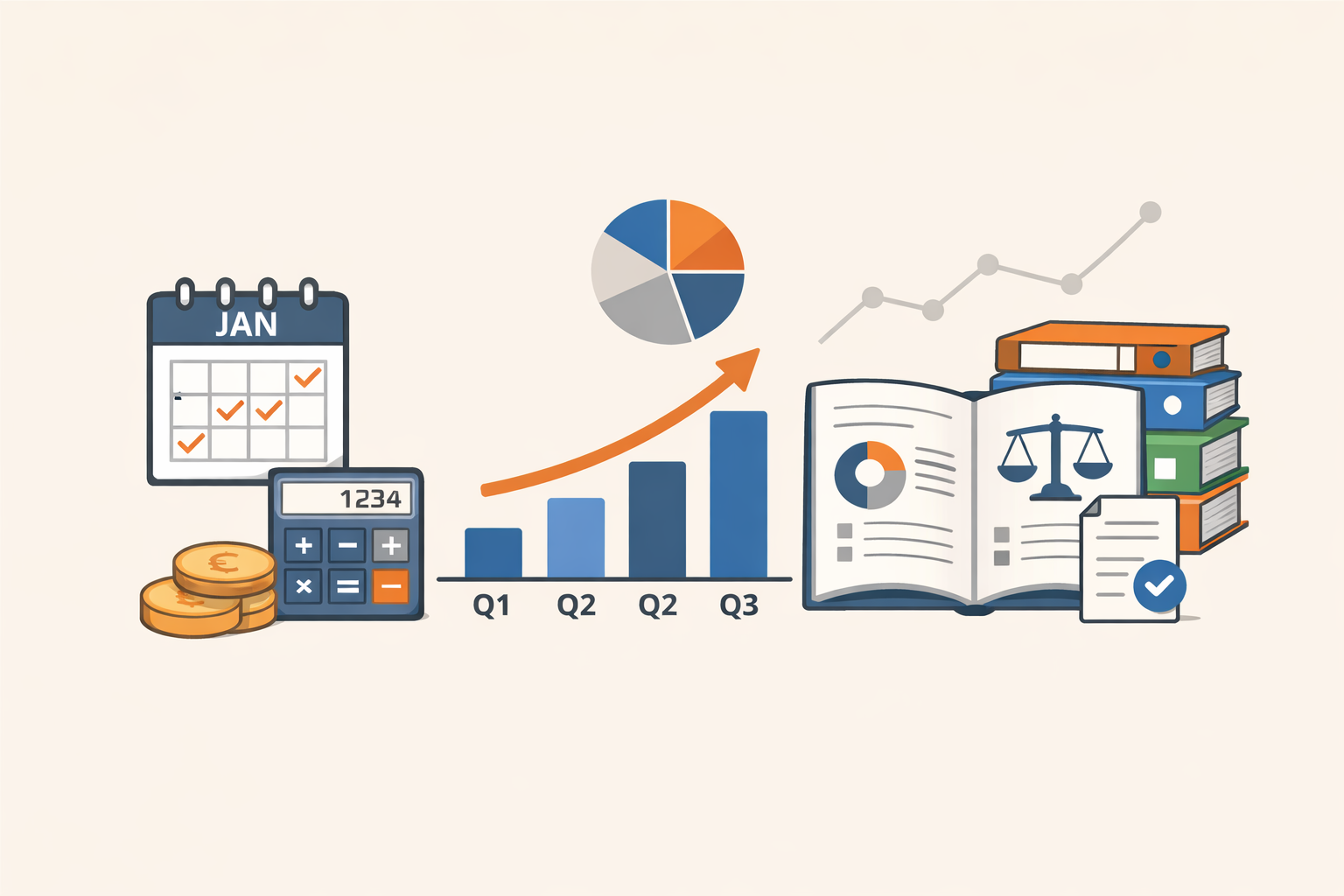 Die Rolle von Monaten und Quartalen in der Buchhaltung