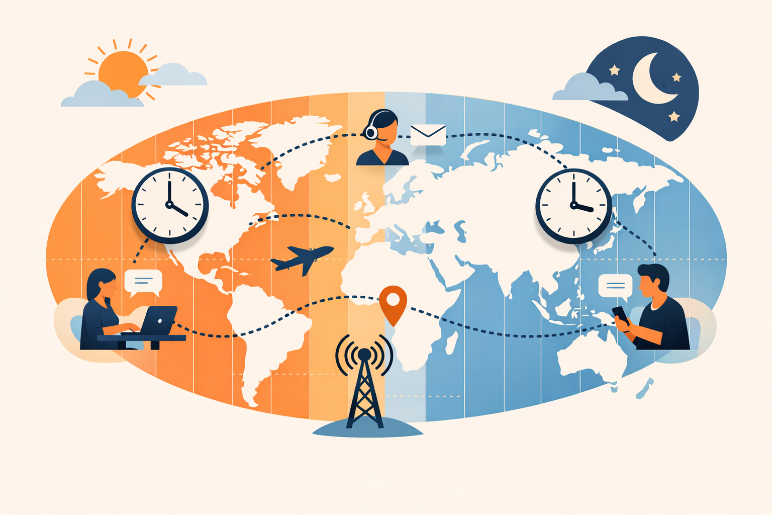 Zeitzonen und ihre Rolle in der internationalen Kommunikation Ein detaillierter Blick
